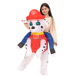 Promotion Cheap Theme Event Party Props High Quality Plastic Kids <strong>Inflatable</strong> Mascot <strong>Costumes</strong> Cartoon Dog <strong>Riding</strong> Cosplay <strong>Costumes</strong> - Product Image 5