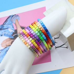 Bracelet Bohème Extensible avec <span class=keywords><strong>Perles</strong></span> Cylindriques <span class=keywords><strong>en</strong></span> Émail Coloré Vente <span class=keywords><strong>en</strong></span> <span class=keywords><strong>Gros</strong></span> d'Usine Bracelet Tendance <span class=keywords><strong>en</strong></span> <span class=keywords><strong>Perles</strong></span> de Couleur - Product Image 4