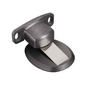 Butée de porte à fixation au sol en alliage de zinc, design minimaliste, installation facile pour salle de bain et chambre à coucher - Product Image 1