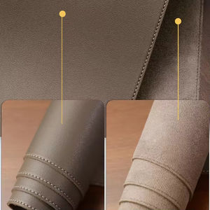 แผ่นรองเมาส์หนัง PU กันลื่น พิมพ์โลโก้ตามสั่ง ขายส่ง ของขวัญส่งเสริมการขายสำหรับธุรกิจ ป้องกันพื้นผิวโต๊ะทำงาน คอมพิวเตอร์ตั้งโต๊ะ - Product Image 2
