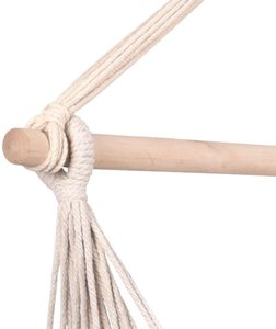 <span class=keywords><strong>Hamaca</strong></span> colgante de cuerda Natural de 350 libras de capacidad, asiento de columpio con <span class=keywords><strong>dos</strong></span> cojines de asiento y bolsa de transporte - Product Image 4