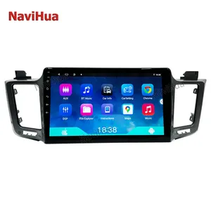 Navihua触摸屏汽车立体声汽车收音机，适用于丰田RAV4 2006-2016，配有Carplay安卓汽车全球定位系统Wifi Hifi调频RDS麦克风摄像头