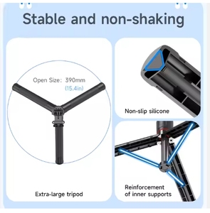 F15 360 Độ Xoay Có Thể Tháo Rời Siêu Dài 1717Mm Điện Thoại Di Động Chủ Ổn Định Mini Selfie Stick Điều Khiển Từ Xa Chân Máy - Product Image 3