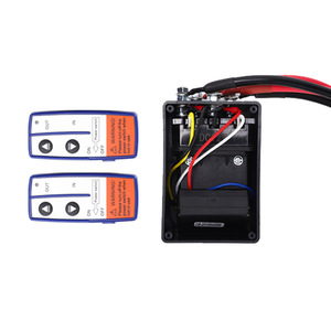Winch Solenoid Relay Contactor 250A Wireless Remote Control 4 Buttons 100M <b>Range</b> For Crane Auto Shut Off Rechargeable Battery - Product Image 1