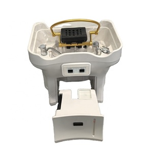 KISEN Luxury Hair Washing Japanese Head Therapy Spa <b>Portable</b> Shampoo Basin Sink with Water Tank Head Spa <b>Bed</b> for Beauty Salon - Product Image 1