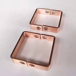 Barre omnibus en cuivre en forme de U pour boîte de distribution et connexion de <span class=keywords><strong>tableau</strong></span> électrique, faible résistance, cuivre massif 63A/100A - Product Image 4