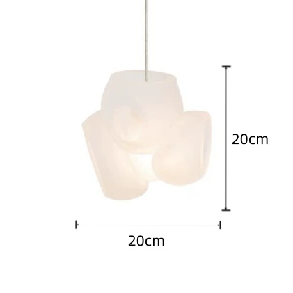 20*20cm White