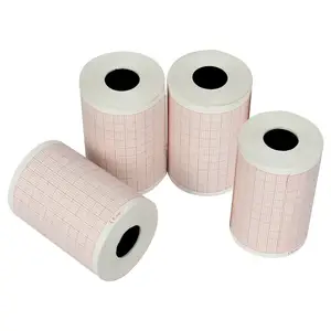 Wholesale manufacturer 50mm*30m thermal 3 channel ecg paper rolls prices For electrocardiograph