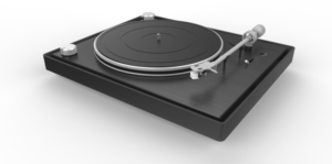 Tocadiscos de Vinilo para el Hogar con Conexión Bluetooth, Reproductor de Discos - Product Image 3