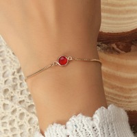 Bijoux de souhaits Nouveau bracelet tendance en acier inoxydable avec zircon Bracelet de luxe pour femme fille