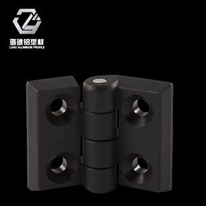 Luhu Aluminum Profile Hinge 40x40mm <b>Nylon</b> Industrial Door Window Hinges With <b>Screws</b> And Nuts - Product Image 3