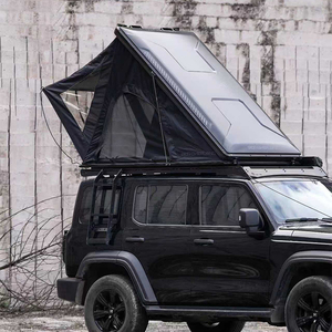 Tente de <span class=keywords><strong>camping</strong></span> sur toit de voiture SUV à coque rigide pour 2 personnes, toutes saisons, coupe-vent, enduite PU, du fournisseur le mieux noté, en vente - Product Image 2
