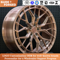 Jantes forgées GUDE personnalisées en bronze antique 16 17 18 19 20 21 22 23 24 pouces pour BMW G30 G20 F30 et Audi Rs3 Rs6 Rs8