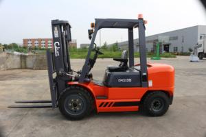 מזלג הרמת מכונה 3.5 טון דיזל מלגזת 3-6M יפני מנוע מלגזה חומר טיפול ציוד - Product Image 2