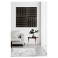 Matériau intérieur moderne Décoration murale Panneau acoustique en MDF Panneau acoustique en bois pour animaux de compagnie