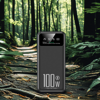 PW084 Nouveau produit de qualité supérieure, charge rapide, 30000mah 20000mah 10000mAh 100w, batterie externe pour téléphone portable avec certification