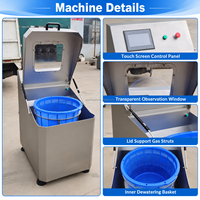 Industriële groente centrifuge, fruit- en groentesaladecentrifuge, groenteontwateringsmachine 300-500KG/H