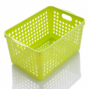 Cesto portaoggetti profondo verde Inomata - Product Image 1