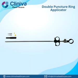 Aplicador de Anillos Dobles para Hemorroides, Instrumento Quirúrgico de Acero Inoxidable, Herramienta Médica para Operaciones Hospitalarias - Product Image 1