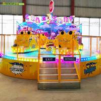 Manèges de fête foraine modernes pour enfants : Voiture de fête foraine à 16 places, Manèges rotatifs