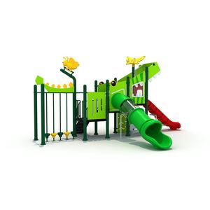 Terrain de jeu extérieur pour enfants Toboggans de colline Équipement plastique Parc d'attractions Filet d'escalade - Product Image 2