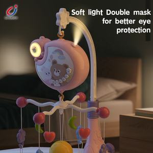 Chengji bebé proyección móvil <span class=keywords><strong>dormir</strong></span> juguete dibujos animados oso música control remoto bebé colgando cama campana <span class=keywords><strong>cuna</strong></span> móvil con sonajero - Product Image 3