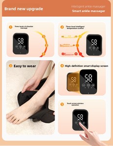 Ankle <b>Massager</b> with Vibration & <b>Heating</b> 3 Modes Heated <b>Pad</b> for Ankle Muscle Fatigue Blood Circulation - Product Image 4