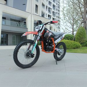 2025 Newest <b>Cheap</b> Adult Gas-powered 4-Stroke 200-400CC Dirt Pit Bike Racing Motorcycle 61-80km/h Speed Kcj <b>Chain</b> Kc 03 4 Stroke - Product Image 5