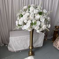 Bunga Sutra Buatan Tangan Modern 80cm IFG Factory Direct, Bola Bunga Baby Breath Putih Romantis untuk Pernikahan