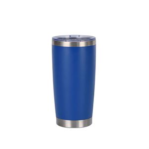 Gobelet isotherme en acier inoxydable de 20 oz, à double paroi, tasse à bière en métal, revêtement en poudre, tasse de voyage colorée - Product Image 2