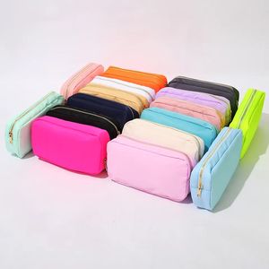 Sac <span class=keywords><strong>de</strong></span> voyage cosmétique en nylon <span class=keywords><strong>de</strong></span> grande taille pour filles, imperméable, avec fermeture éclair dorée multicolore, sac <span class=keywords><strong>de</strong></span> rangement en nylon <span class=keywords><strong>de</strong></span> grande taille - Product Image 1