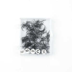 Ventiladores de alta calidad 500, ventiladores prefabricados sueltos de longitud única, pestañas individuales, pestañas 30D 40D, ventiladores prefabricados, extensión de pestañas en Stock - Product Image 2