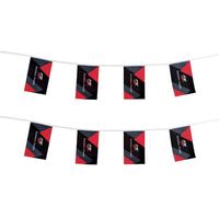 OEM ODM Meilleure Qualité Personnalisé Polyester Tissu Fanion Chaîne Drapeau Triangle Banderoles Bannière Pour La Décoration De Célébration