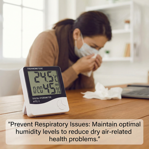 디지털 온습도계 (외부/내부 센서 포함) LCD 디스플레이 플라스틱 OEM/ODM 지원 - Product Image 3