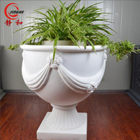 Bonsaï en plastique rotomoulé rotomoulé jardinière géante personnalisée ronde pour jardin grands pots de plantes d'extérieur