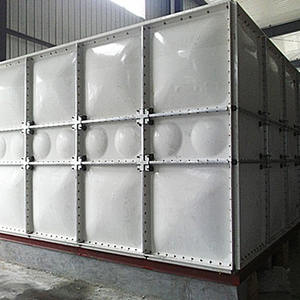 Tanque de Agua de Fibra de Vidrio a Gran Escala, Ensamblaje de Secciones Atornilladas, Tanque de Agua de Alta Capacidad, Tanque de Agua Potable Seguro - Product Image 1