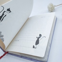 Cahiers personnalisés imprimés en offset, design mignon de dessins animés, carnets A5 pour étudiants et bureau