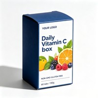 Bouteille en verre pour capsules de vitamines 60ml 100ml 120ml 150ml, boîte en papier, bouchon argenté mat, boîte d'emballage pour bonbons gélifiés, boîte pour pots de vitamines