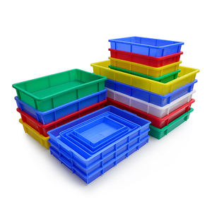 İstiflenebilir Plastik Saklama Kasası Tepsisi Geri Dönüştürülebilir 615x415x95mm Gıda Kurutma Un Kurdu Kültürü Tepsileri Devir Kutuları Logo Baskılı Özel - Product Image 4