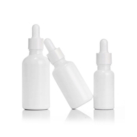 Flacons compte-gouttes en porcelaine blanche personnalisés, pipettes graduées de luxe pour sérum et huile cosmétique, soins capillaires