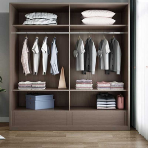 Armario Corredizo Estilo Vintage con 2 Puertas, Construcción de Madera de Ingeniería, Combina Encanto Retro con Función de Almacenamiento Moderno - Product Image 4