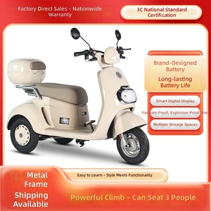 Nouveau tricycle électrique élégant à longue autonomie, idéal pour les courses des mamans et des personnes âgées - Product Image 1