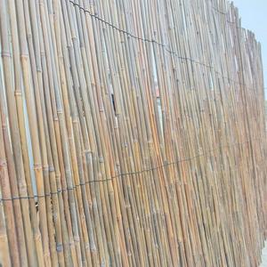 Clôture en <span class=keywords><strong>bambou</strong></span> tressé carbonisé pour extérieur 2,5m x 3m, facilement assemblable pour la décoration et la vente en gros - Product Image 2