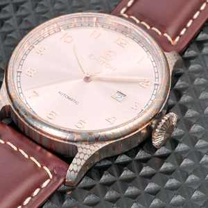 Montre mécanique pour homme, simple, personnalisée, bracelet en acier inoxydable, mouvement Miyota, cadran de 40 mm avec chiffres arabes, affichage par aiguilles - Product Image 1