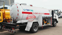 Camion citerne à propane manuel neuf Sinotruck HOWO de Mongolie, 4-5 tonnes, pour la livraison de GPL, à vendre