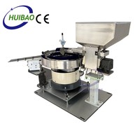 Alimentateur vibrant à grande capacité avec trémie pour vis et écrous – Bol vibrant avec trémie intégrée