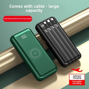 Display digitale personalizzabile con interfaccia Micro USB integrata con Power Bank di ricarica Wireless di grande capacità 20000mAh quattro-In-One - Product Image 5