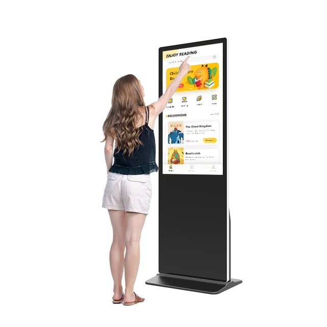 32"43"49"55" Touch Screen Optional Android Interactive Vertical Tft Digital Lcd Screen Elevator Advertising Equipment Display