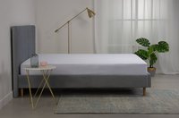 Housse de matelas ajustée absorbante, respirante, douce, de qualité supérieure, avec poches profondes, lavable en machine, tricotée lisse, imperméable et anti-poussière