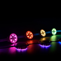 Lumière LED à pixels RGB/RGBW dimmable IP65 24V 40mm pour éclairage de jardin, éclairage de parc, éclairage intérieur, éclairage de scène